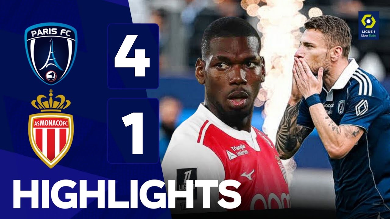 VICTOIRE INCROYABLE !! 4-1 Résumé Paris FC vs Monaco Goals & Highlights Ligue 1 McDonald's 2026