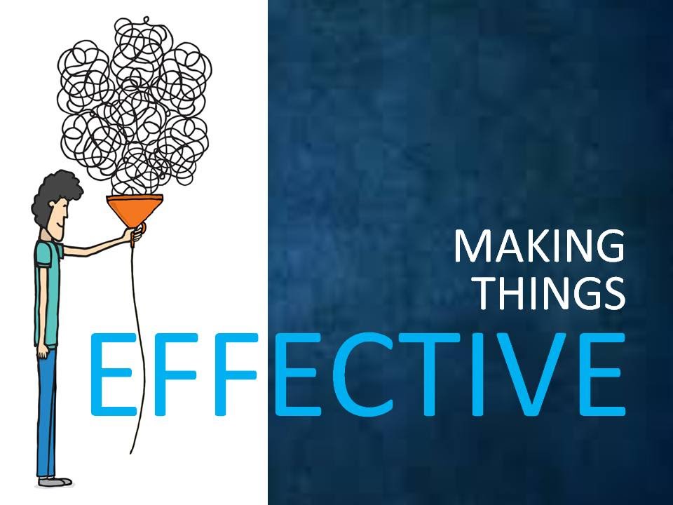 Ergonomics makes things effective