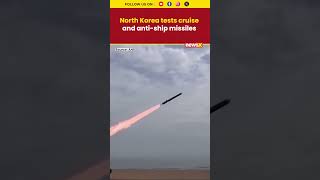 #watch | North Korea Fires Cruise, Anti-Ship Missiles in Latest Military Drill #shorts