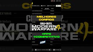 Melhores configurações cod mw4 para aumentar fps e acabar as travadas! Reduzir o input lag #cod #mw4