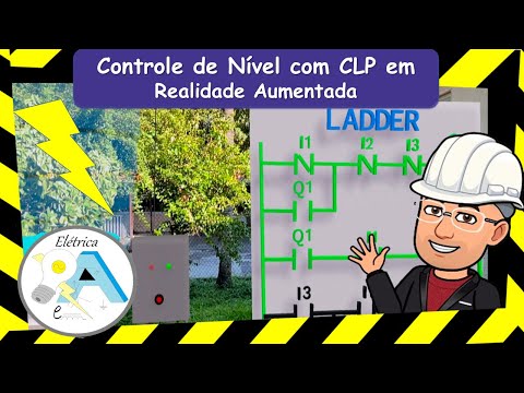 Automação residencial: Controle de nível de água por CLP - Projeto em Realidade Aumentada.
