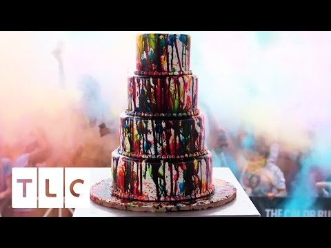 A Colorful Cake for the 5th Anniversary of The Color Run | Cake Boss, Season 9