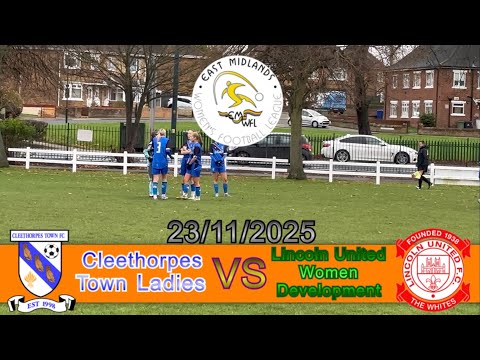 Cleethorpes Town Ladies 2-1 Lincoln United Women Development, East Midlands WFL, 23/11/2025