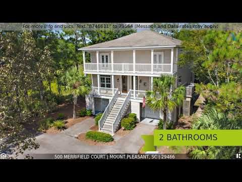 Priced at $449,900 - 500 Merrifield Court, Mount Pleasant, SC 29466