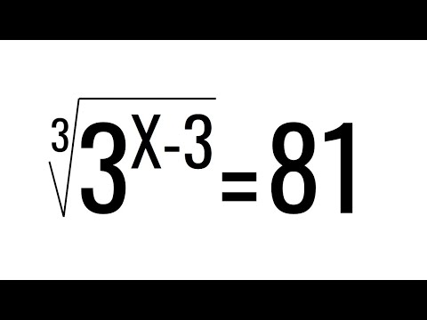 ECUACIÓN EXPOENCIAL CON RADICALES. Matemáticas Básicas