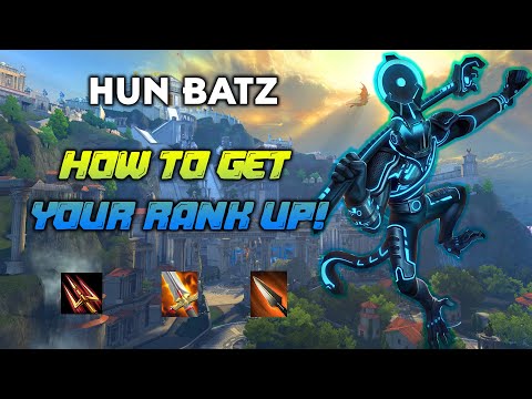 HUN BATZ JUNGLE: HOW TO GET YOUR RANK UP! | Smite Ranked
