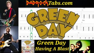 Having A Blast - Green Day - Guitar + Bass TABS Lesson 