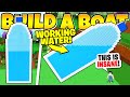WORKING WATER BLOCKS In Build a Boat! *Insane*