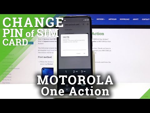 How to Change SIM PIN Code in Motorola One Action – SIM Lock Settings