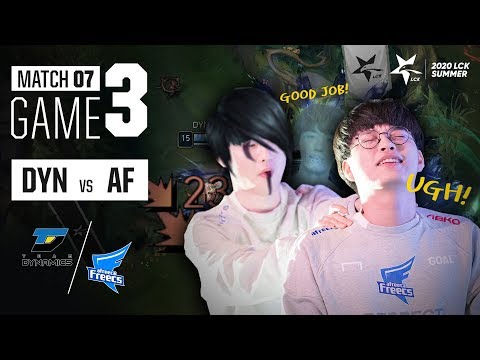 DYN vs AF | Match07 Game3 H/L | 2020 LCK Summer