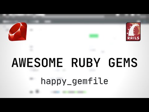 happy_gemfile - Organise your Gemfile