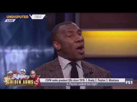 Skip and Shannon Undisputed Today 7/20/2017 - Is Peyton Ranked Too High?