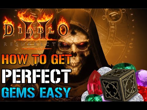 Diablo 2 Resurrected: The Easiest Way To Get Perfect Gems! Diamonds, Ruby's & More