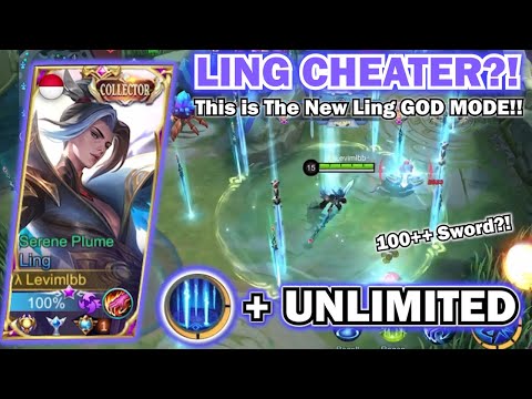 CHEAT? Ling Levimlbb Trying The New GOD MODE !! | Ling Fasthand Gameplay - Mobile Legends