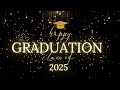 Happy Graduation Class Of 2025 4 Hour Loop Graduation Background