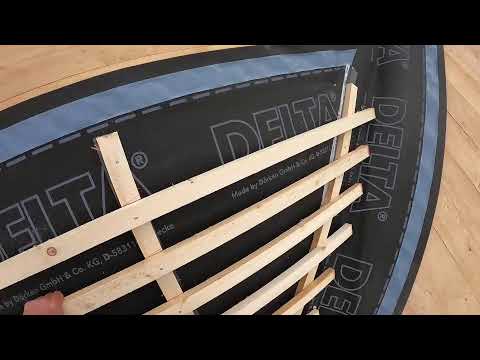 Unterspannbahn und Lattung - Teil 1 - Biberschwanzdach bei Mockrehna