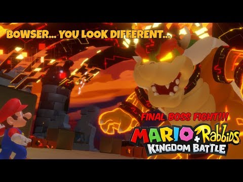 Final Boss Battle against Megadragon Bowser [Mario + Rabbids Kingdom Battle] #7