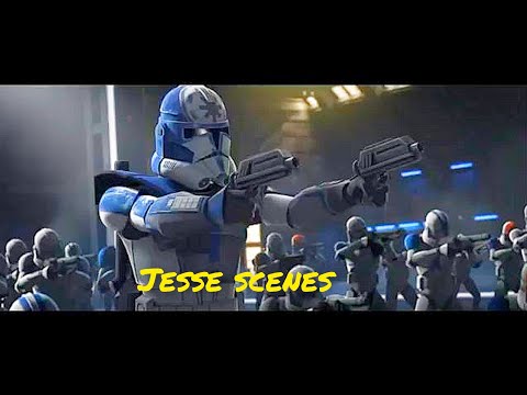 All clone lieutenant Jesse scenes - The Clone Wars, Tales of the jedi
