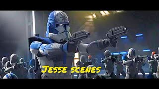 All clone lieutenant Jesse scenes - The Clone Wars