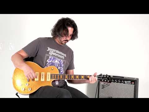 1989 Les Paul Gold Sparkle Triple P-90