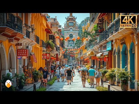 Macau🇲🇴 A Journey Through the City with the Asia's Highest GDP (4K UHD)