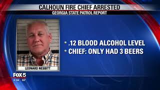 Calhoun fire chief gets DUI