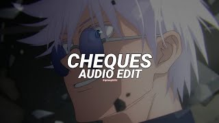 cheques (slowed + reverb) - shubh [edit audio]