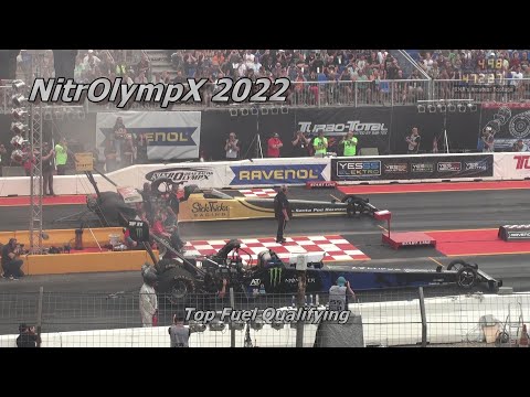 NitrOlympX 2022 - Top Fuel Qualifying || Best of 10,000hp Nitro Thunder