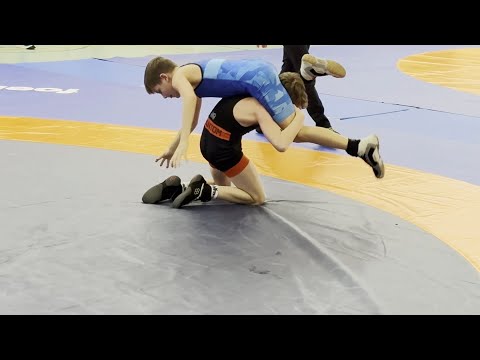 Wrestling / Ring, Sparkassenpokal Jena 2025, Freestyle, U12, 34 kg, Hermann - Stell