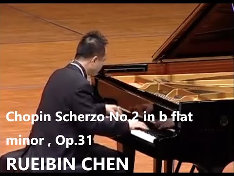 Rueibin Chen 陳瑞斌 -  Chopin Scherzo No 2 in b flat minor,Op 31
