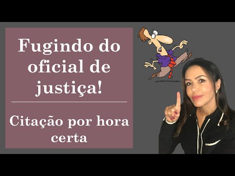 O que significa fugir do Oficial de Justiça