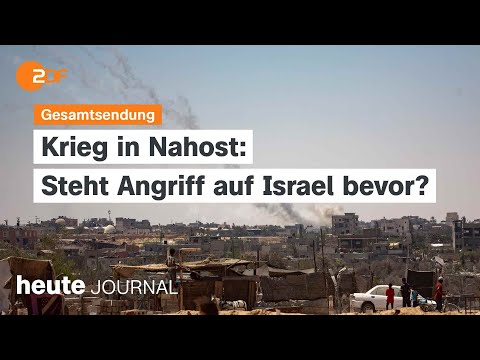 heute journal vom 05.08.2024 Nahost-Konflikt, Börsen auf Talfahrt, Streit um den Haushalt