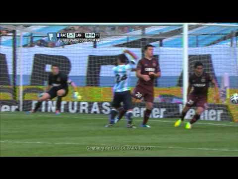 ¿Penales para Racing? Racing - Lanús. Fecha 6. Torneo Primera División 2014. Fútbol Para Todos