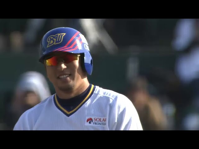 【8回裏】バファローズ・中島 右中間へタイムリー2ベース!! 2015/4/18 Bs-L