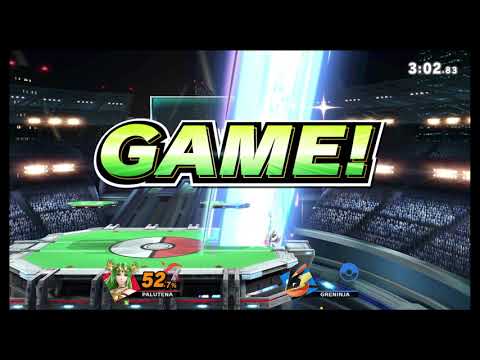 Smash Ultimate Anther's Ladder: Vantablack (Greninja) vs Fireboy (Palutena)