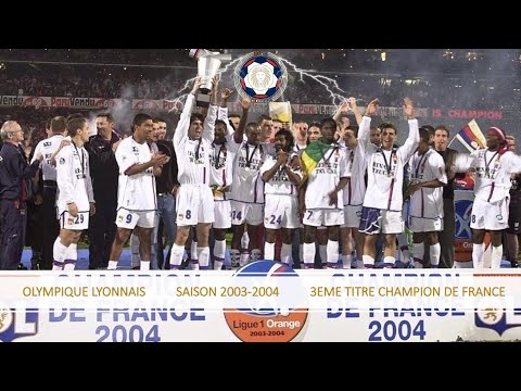 OLYMPIQUE LYONNAIS | RESUME DE LA SAISON LIGUE 1 2003-2004 | LE 3EME TITRE !