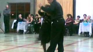 Elvira "Pocha" Vargas y José Luis Ferraro. Club José Hernández.