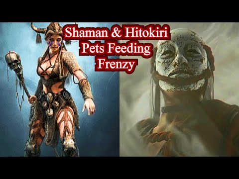{For Honor} Hitokiri & Shaman Pets Feeding Frenzy #shorts