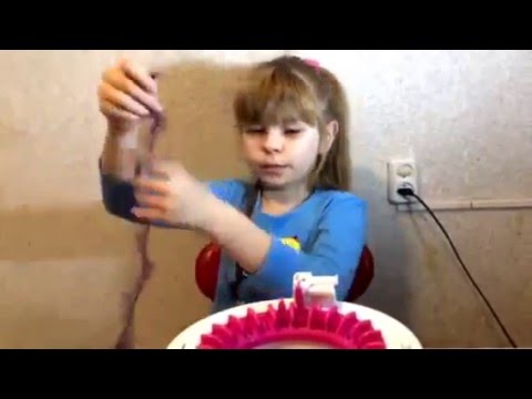 Вязание на детской машинке CREATIVE GIRL