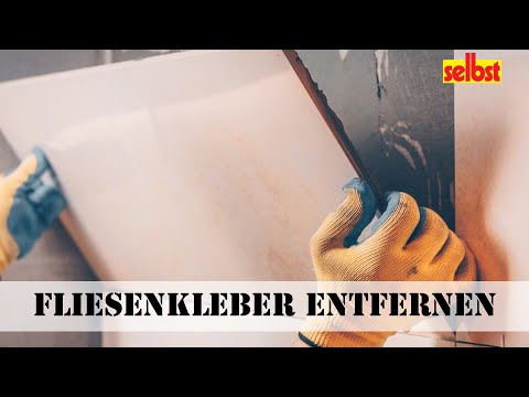 Fliesenkleber entfernen