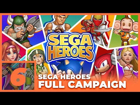 SEGA HEROES - Story Mode ending + Full Roster (ALL CHARACTERS HEROES May 2020)