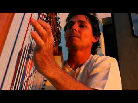 Harpist Nicolas Carter  Paraguayan harp 