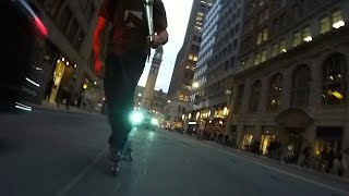 preview picture of video 'Ripping The Urban Jungle  Inline City Skater Bill Stoppard'
