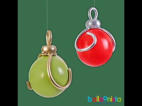 Jak zrobić balonową ozdobę świąteczną. Pomysł na balonową bombkę świąteczną