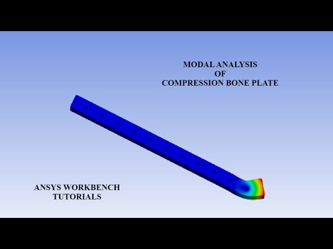 Compression Bone Plate | Modal Analysis | Natural Frequency | Deformation | ANSYS Workbench