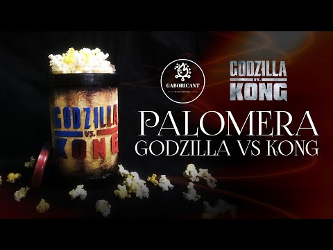 GODZILLA VS KONG Palomera de cartón totalmente lavable manualidades y decoración