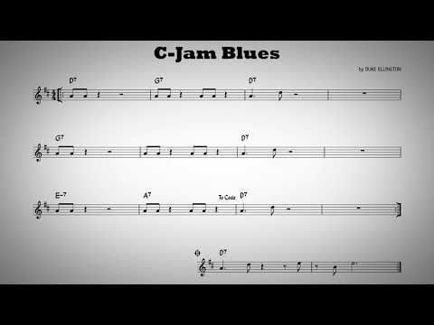 C Jam blues - Play along - Bb instruments