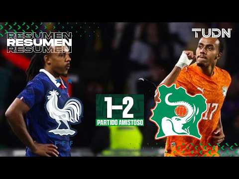 HIGHLIGHTS - Francia vs Costa de Marfil | Amistoso Internacional - Rumbo al Mundial 2026 | TUDN