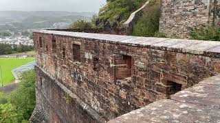 Dumbarton Castle - Looking onto Dumbarton FC, Historic Scotland, Wednesday 27 August 2025