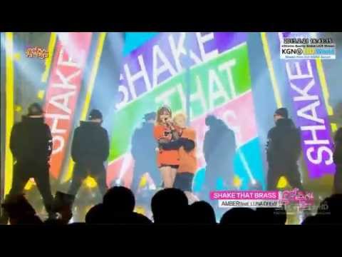 150221 AMBER 엠버 feat  Luna from f(x) - Shake That Brass 셰이크 댓 브라스 @ Music Core